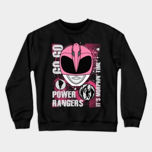 It's Morphin' Time Pink Ranger, MMPR Crewneck Sweatshirt